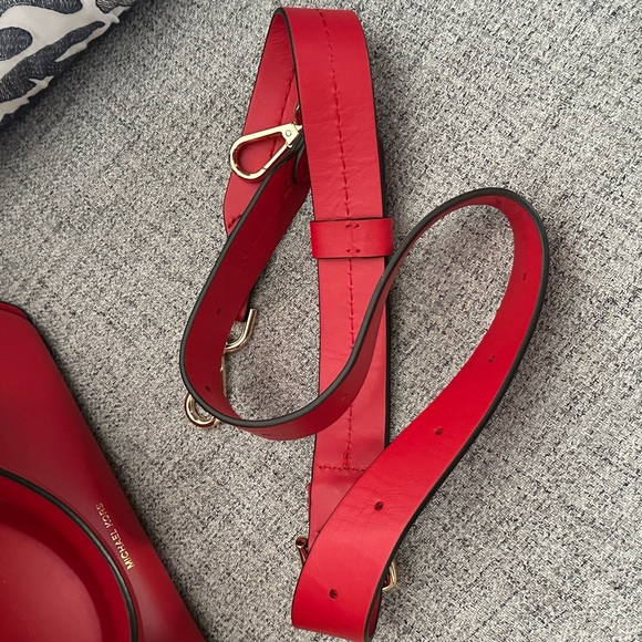 Michael Kors Blakley Red Handbag with strap and wallet NEW - Picture 11 of 16